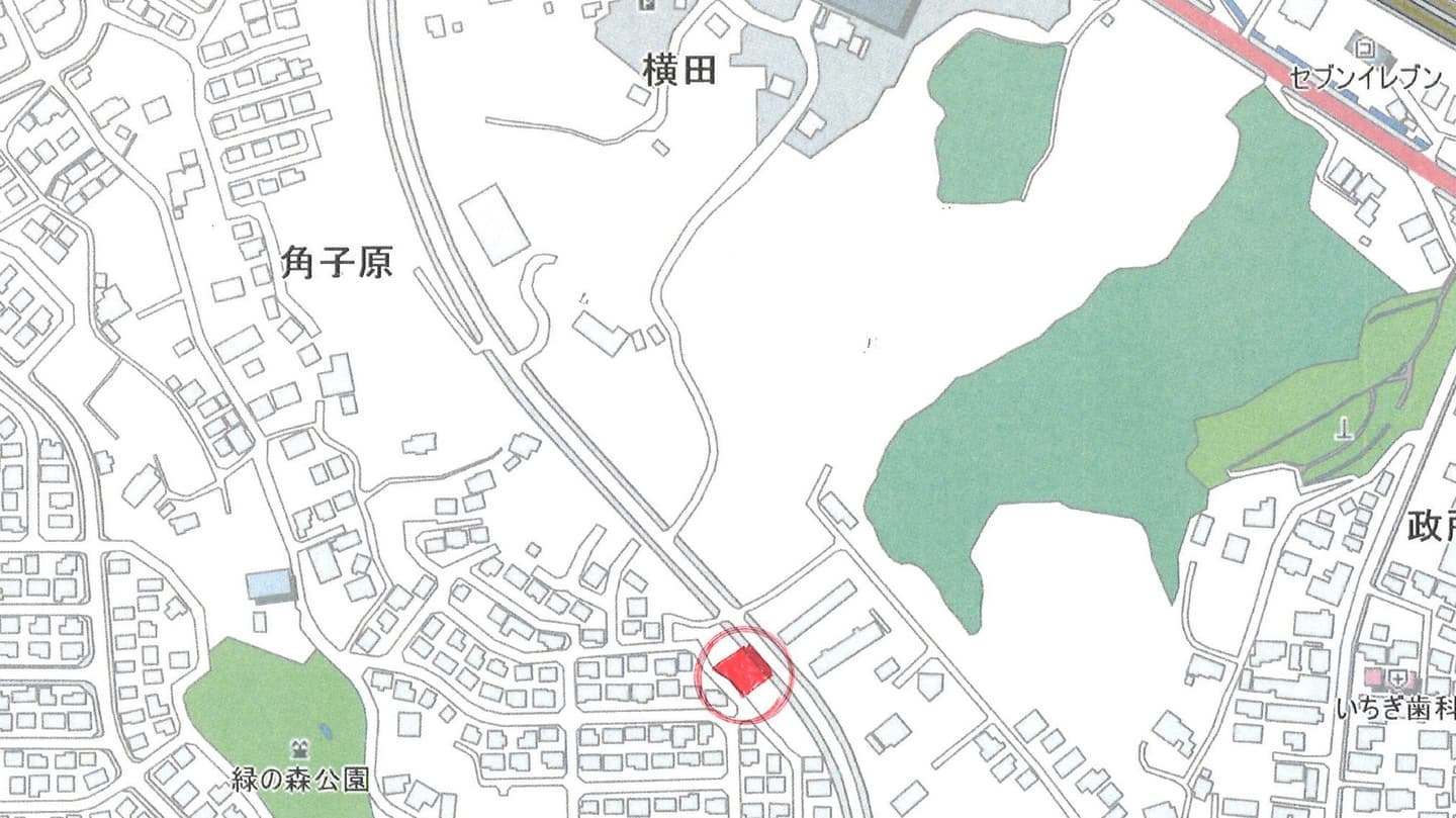 大在南新町　地図